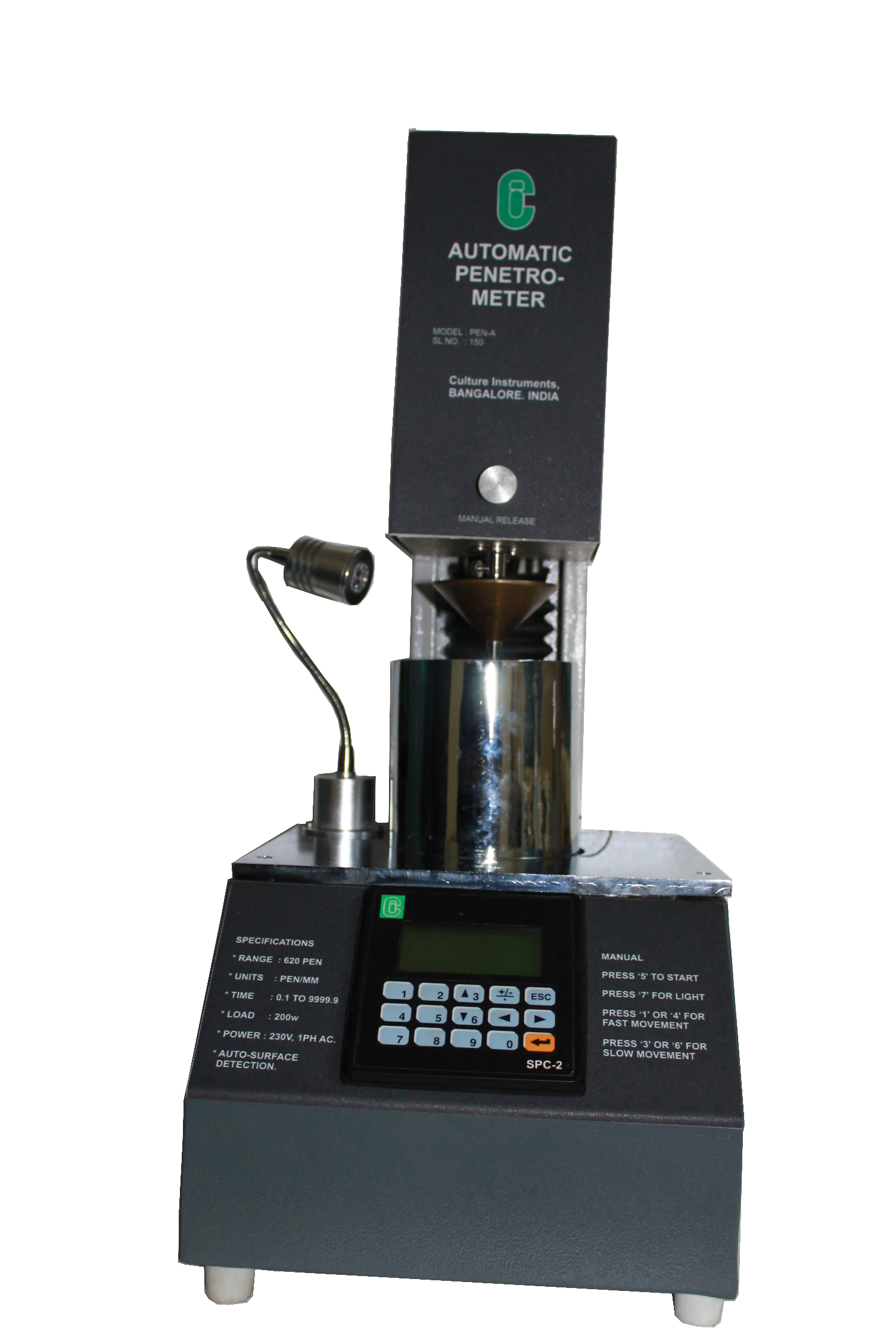 AUTOMATIC STANDARD PENETROMETER