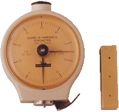 SHORE 'A' GOLD RUBBER HARDNESS TESTER