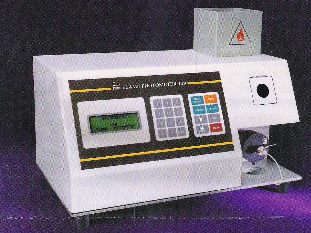 FLAME PHOTOMETER MODEL: 128 SYSTRONICS